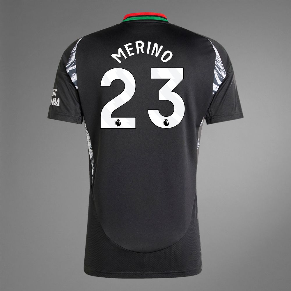 back view of Merino 23 Arsenal away Jersey