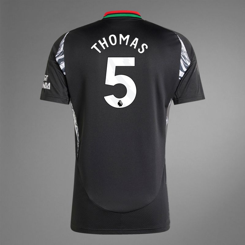 Back view of Thomas 5 Arsenal away Jersey