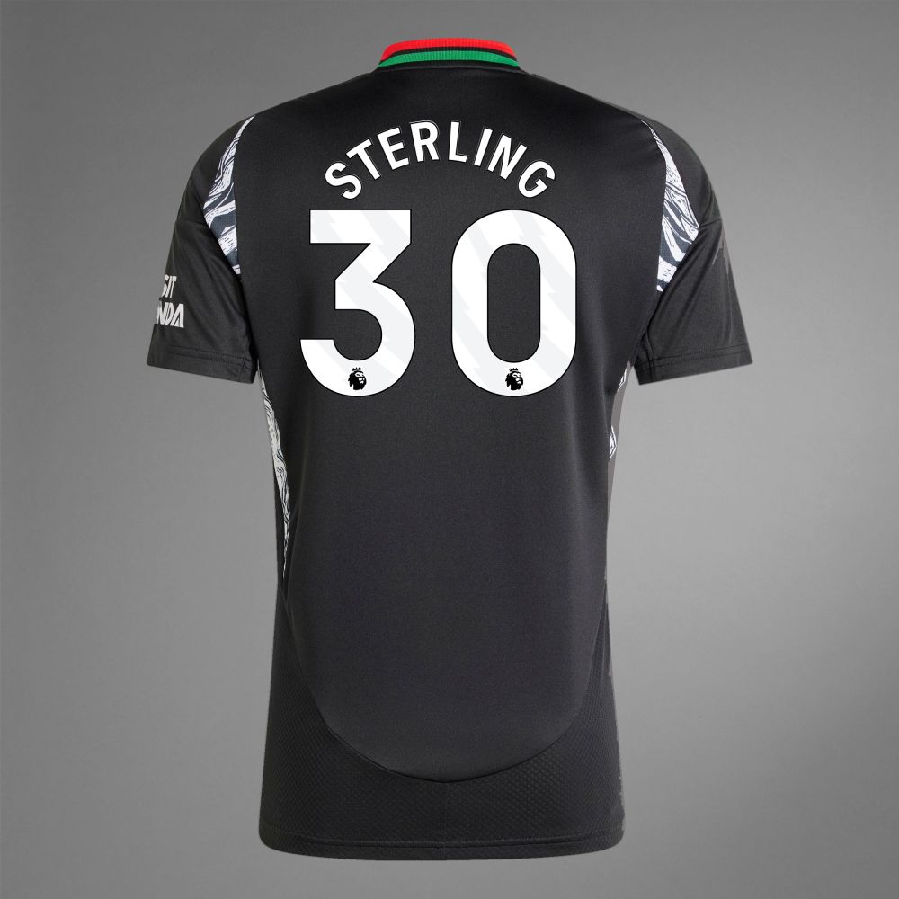 back view of Sterling 30 Arsenal away Jersey