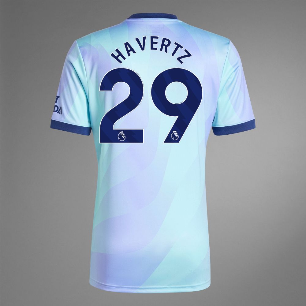 Back view of Havertz 29 Arsenal Third Jersey