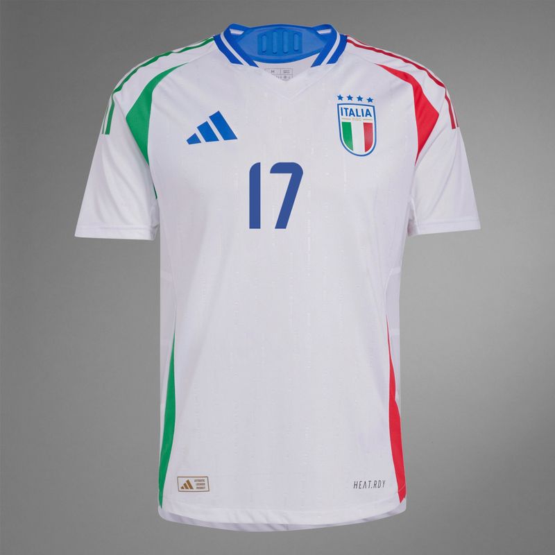 Front view of Immobile 17 Italy Away Jersey  (Player version)