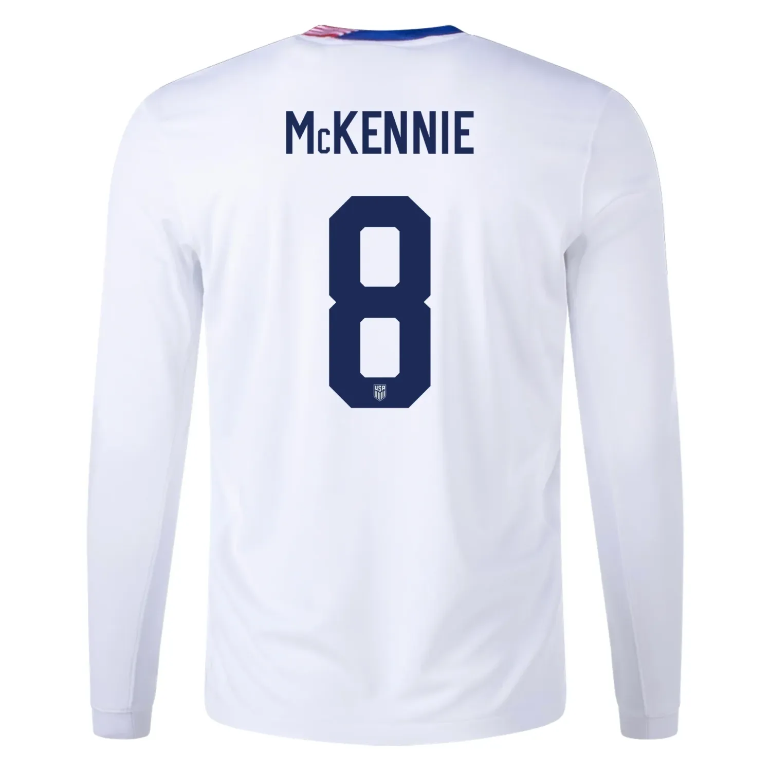 2024 United States MCKENNIE 8 Home Long Sleeve Jersey