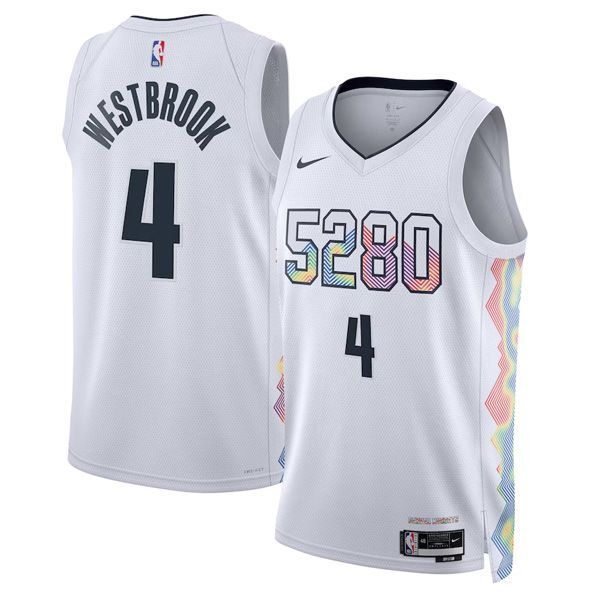 24-25 Denver Nuggets City Edition Swingman Jersey Russell Westbrook 4