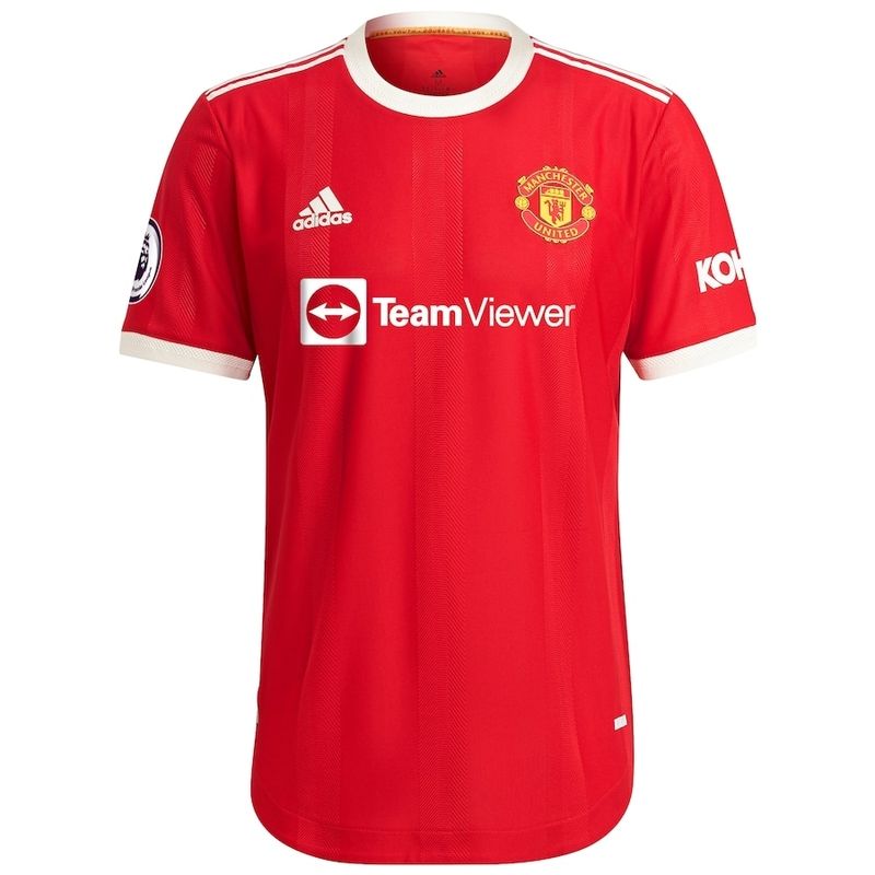 Front view of Team Viewer Manchester United Home Jersey