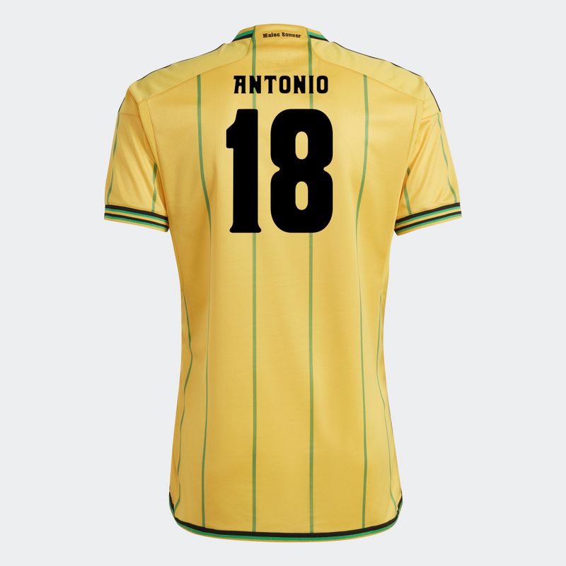 Jamaica  Home Michail Antonio 18 Soccer Jersey 2023