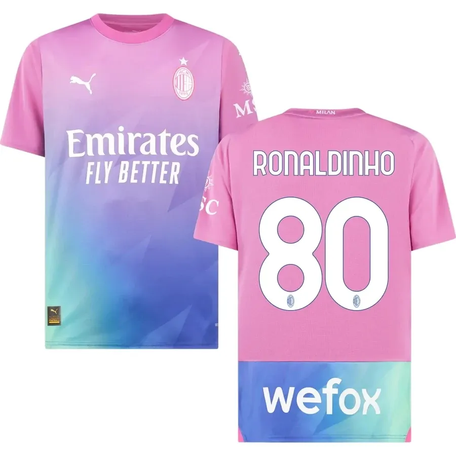 AC Milan Third Ronaldinho Gaúcho #80 Jersey 2023/2024