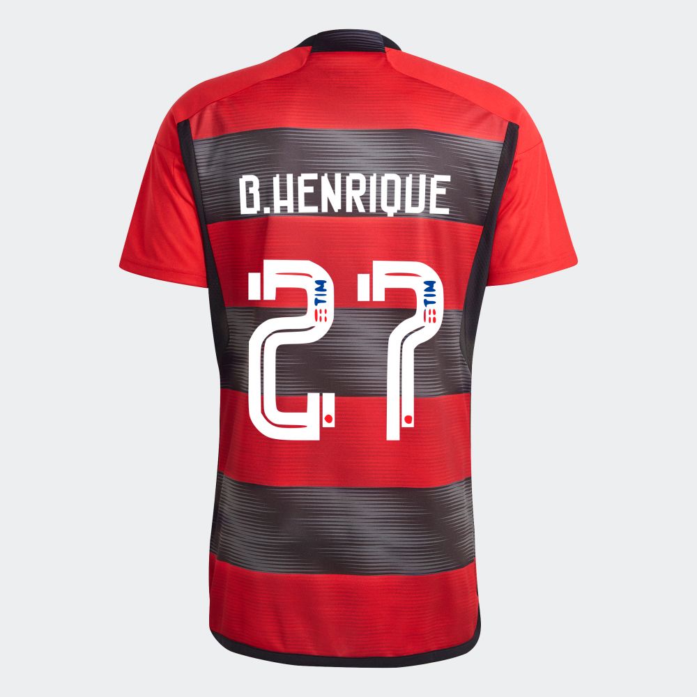 Flamengo Home B.HENRIQUE 27 Jersey Shirt 2023/24
