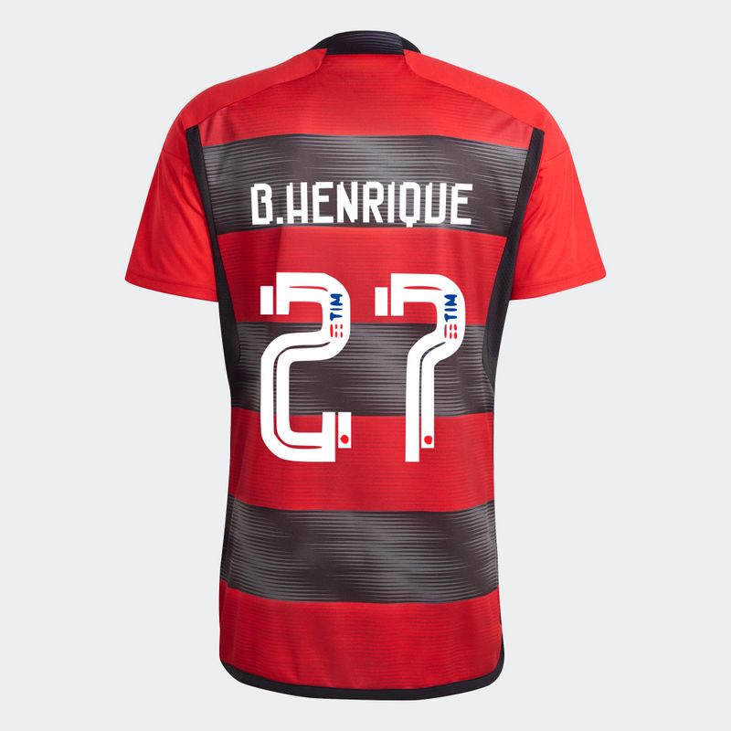 Flamengo Home B.HENRIQUE 27 Jersey Shirt 2023/24