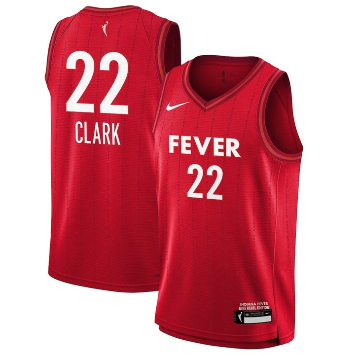 Caitlin Clark Indiana Fever Draft Rebel Red Edition Match  2024 Jersey