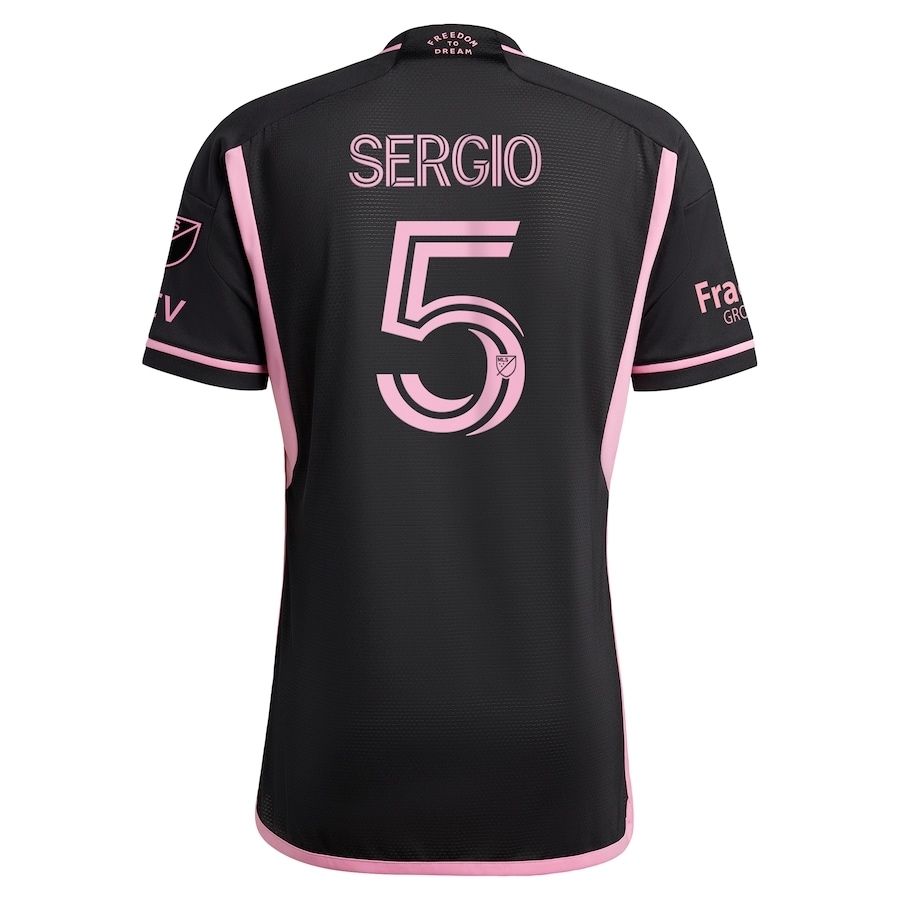 Inter Miami Sergio Busquets 5 Away La Noche Black Jersey 2024/2025 (Player Version)
