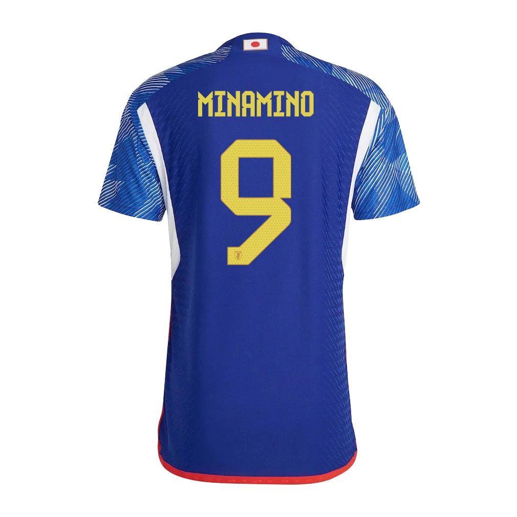 Japan Home  MINAMINO TAKUMI #9 World Cup Jersey 2022