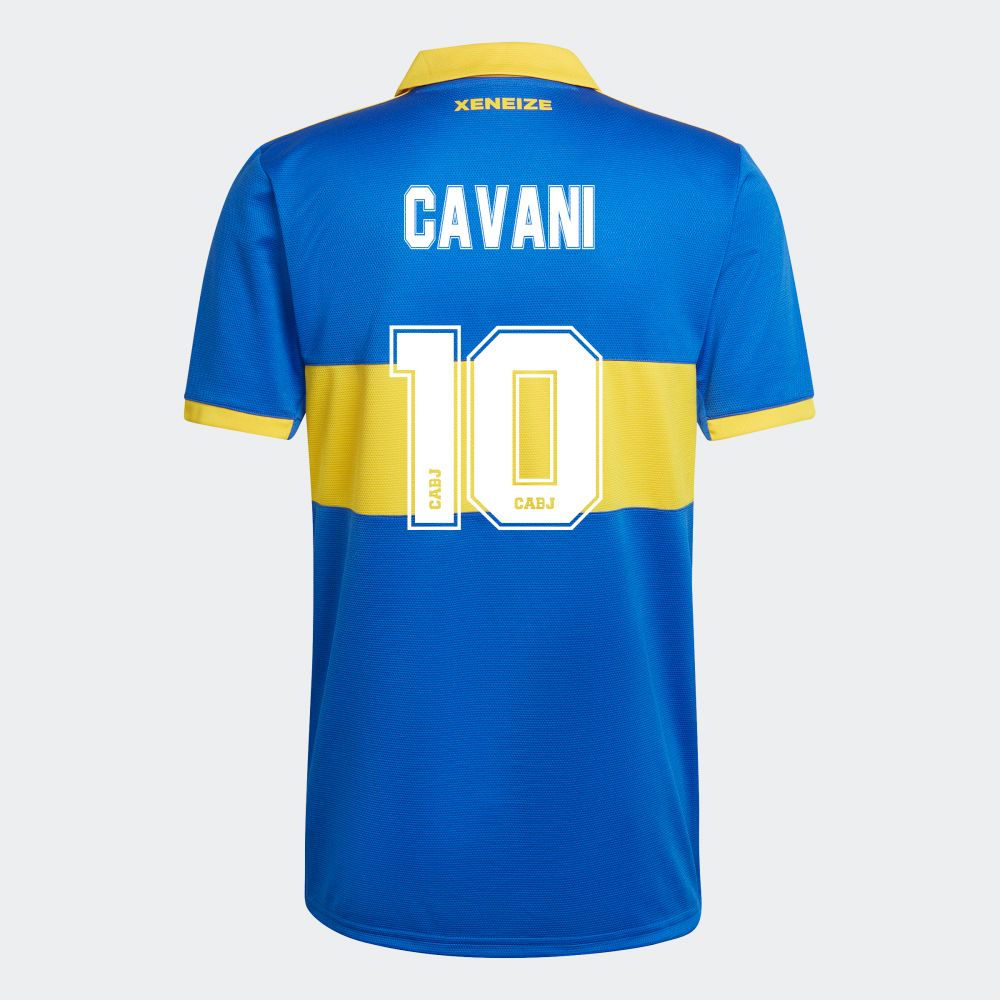 Boca Juniors Home Edinson Cavani #10 Jersey Shirt 2022-2023