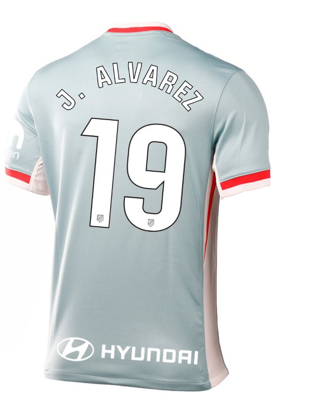 24-25 Atletico Madrid Away J. ALVAREZ 19 Laliga Jersey