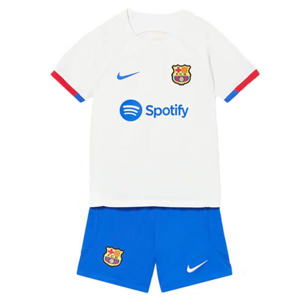 23-24 Barcelona Away Jersey Kids Kit