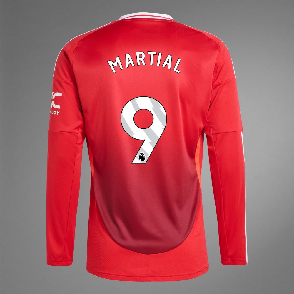 24-25 Manchester United MARTIAL 9 Home Long Sleeve Jersey
