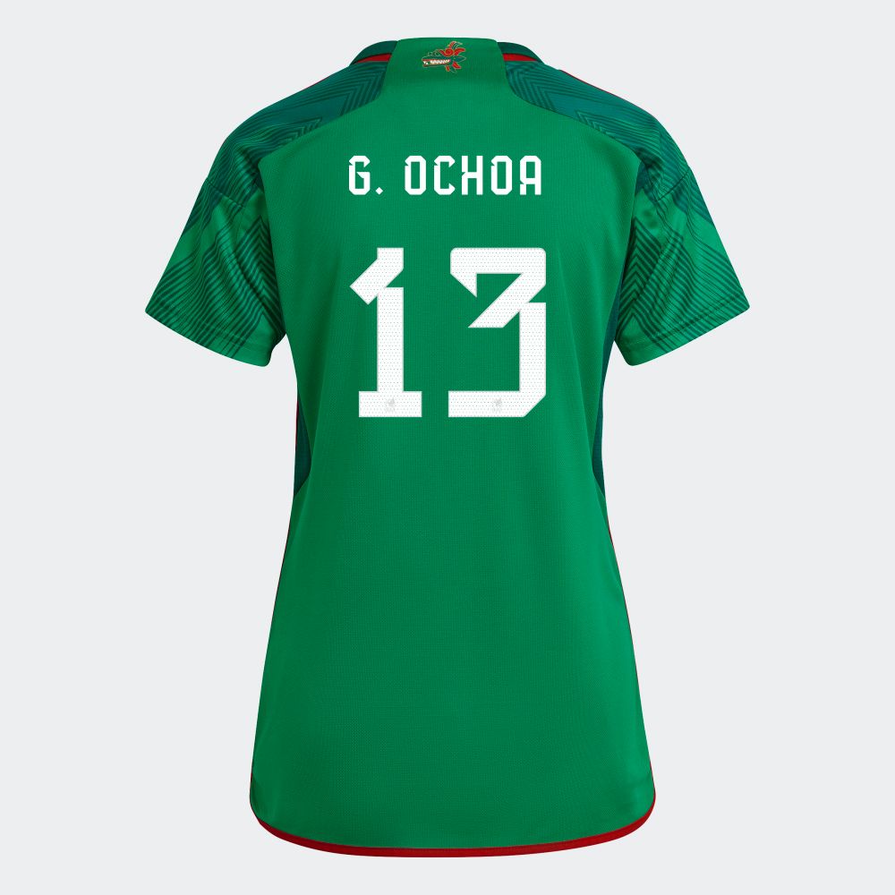 Mexico Home  Guillermo Ochoa 13 Women Jersey 2022/2023