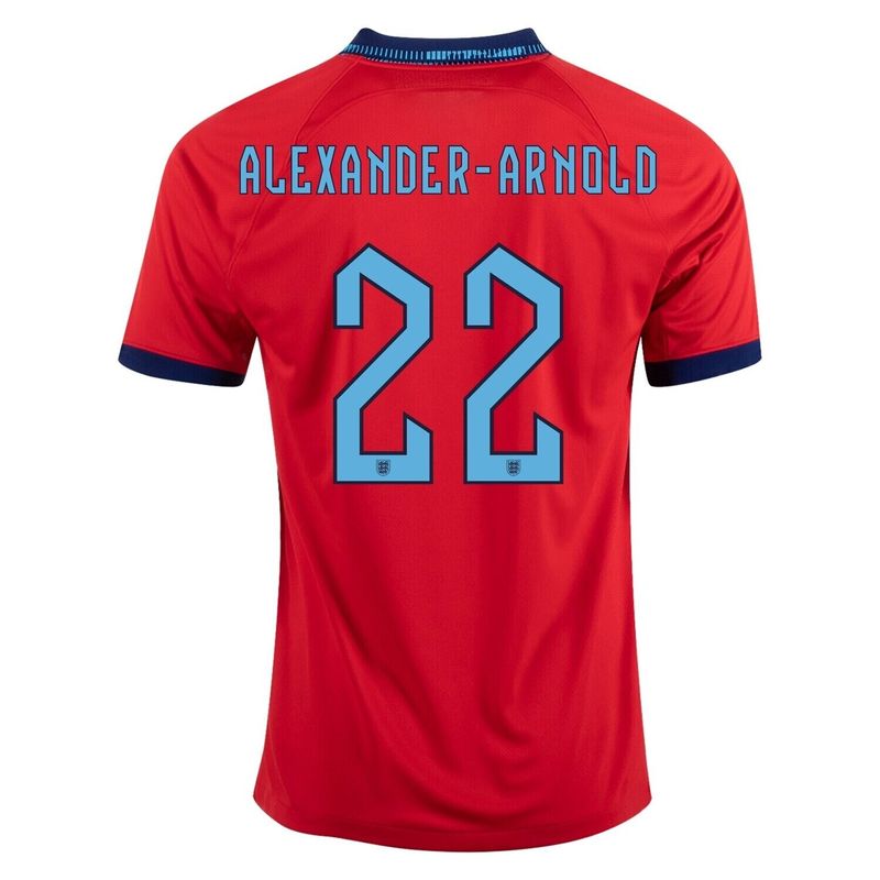 England Trent Alexander-Arnold #22 Away World Cup Jersey  2022