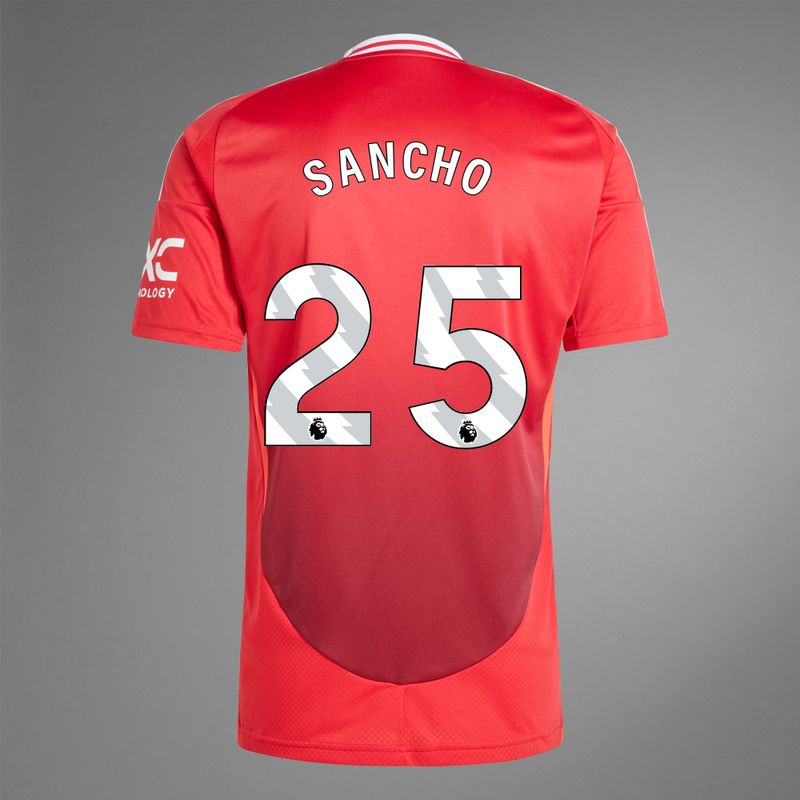 24-25 Manchester United SANCHO 25 Home Jersey (Player Version)