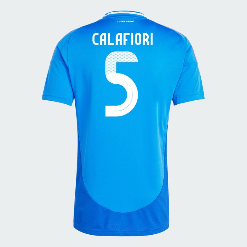 2024 Italy Calafiori  CALAFIORI 5 Home Jersey