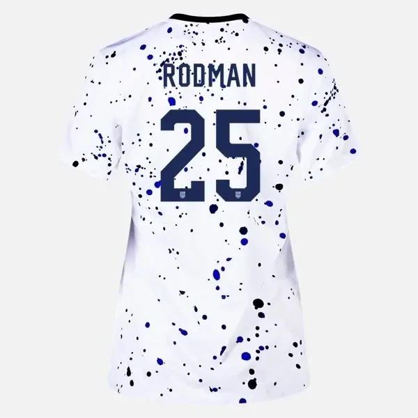 USWNT USA  Trinity Rodman #25 Women's World Cup Home Jersey 2023