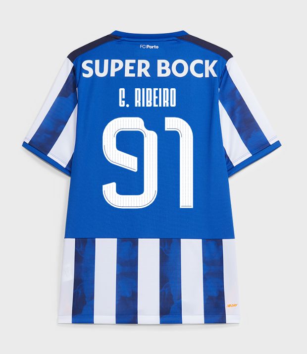 24-25 Porto Home G. Ribeiro 91 Europa League Jersey