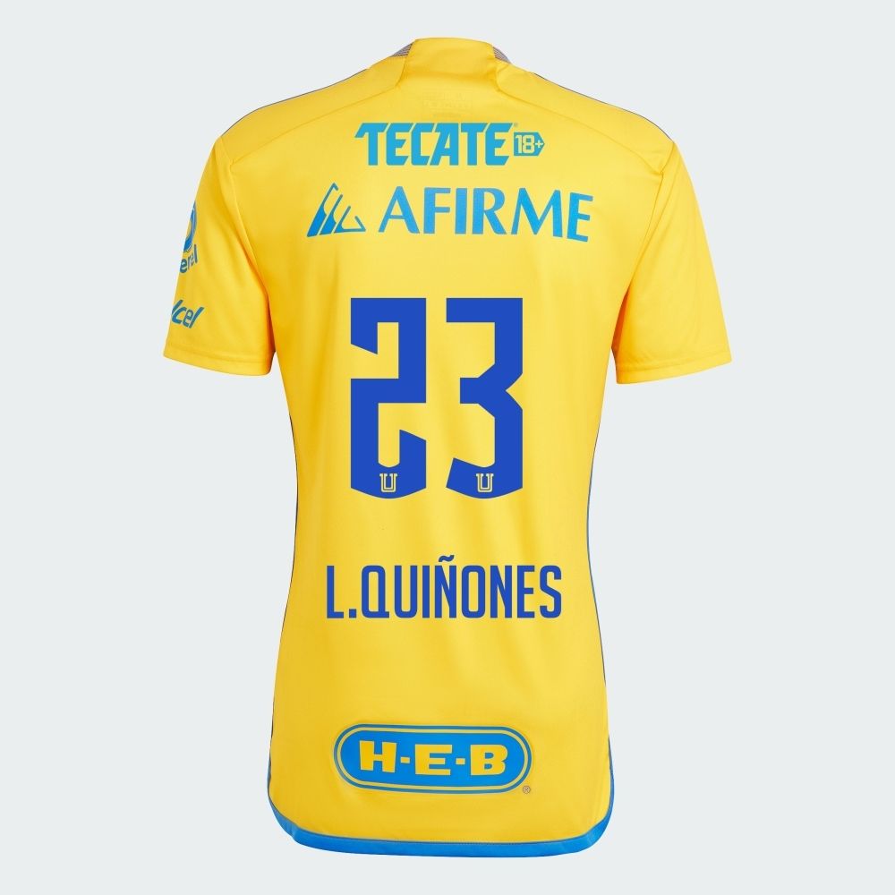 Tigres UANL Luis Enrique Quiñones #23 Home Jersey 2023/2024