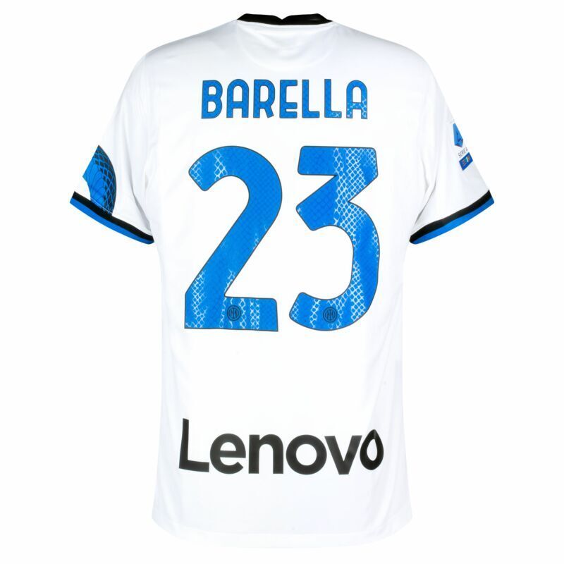 Inter Milan Away Barella 23 Jersey  21/22