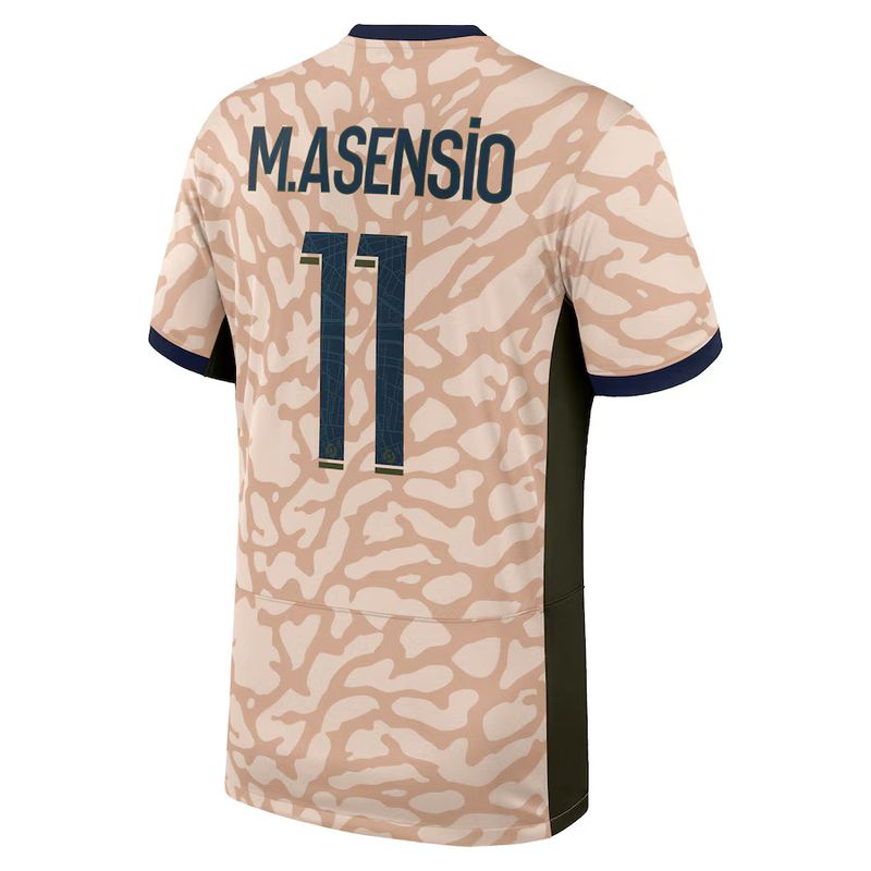 23-24 PSG Jordan M.Asensio 11 Fourth Jersey