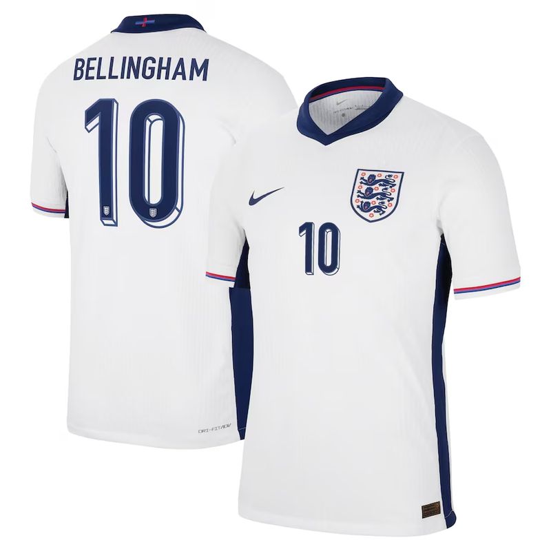 2024 England Bellingham 10 Home Jersey (Player Version)