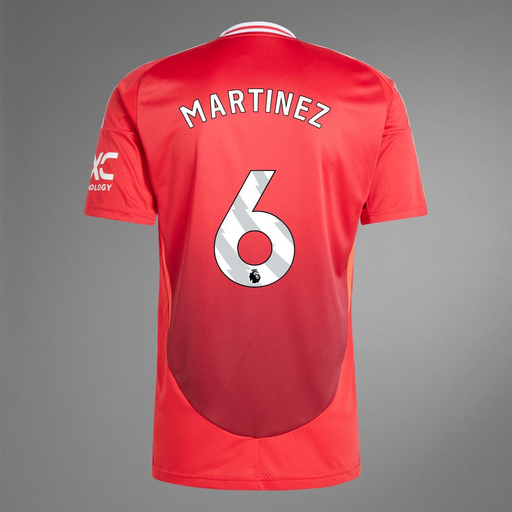 24-25 Manchester United MARTINEZ 6 Home Jersey (Player Version)