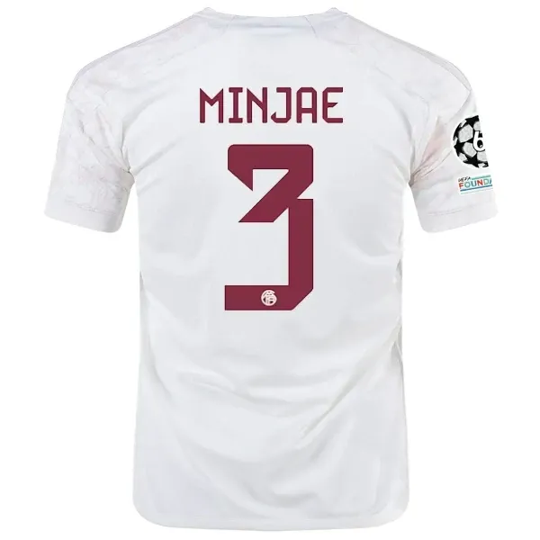 Bayern Munich Kim Min-Jae Third Jersey 2023/2024 With Champions League Patches