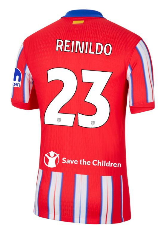24-25 Atletico Madrid Home REINILDO 23 Champions League Jersey