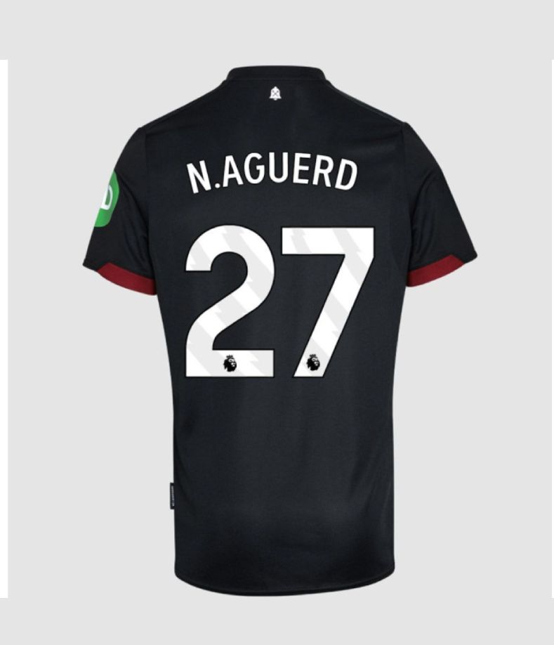 24-25 West Ham United Away N.AGUERD 27 Jersey