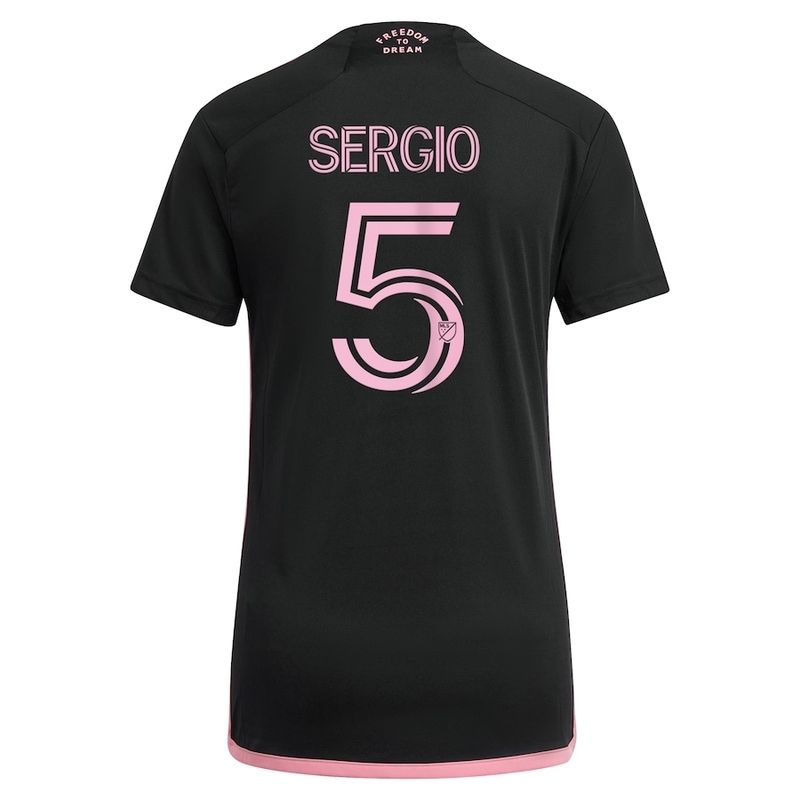 Inter Miami Away Sergio Busquet 5 Women's Black La Noche Jersey 2024/2025