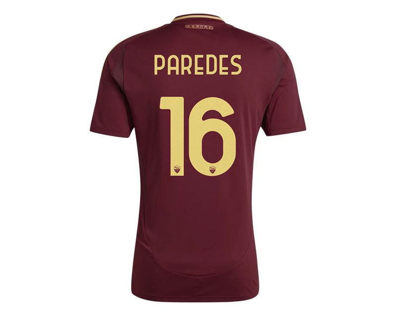 24-25 AS Roma Home PAREDES 16 Jersey