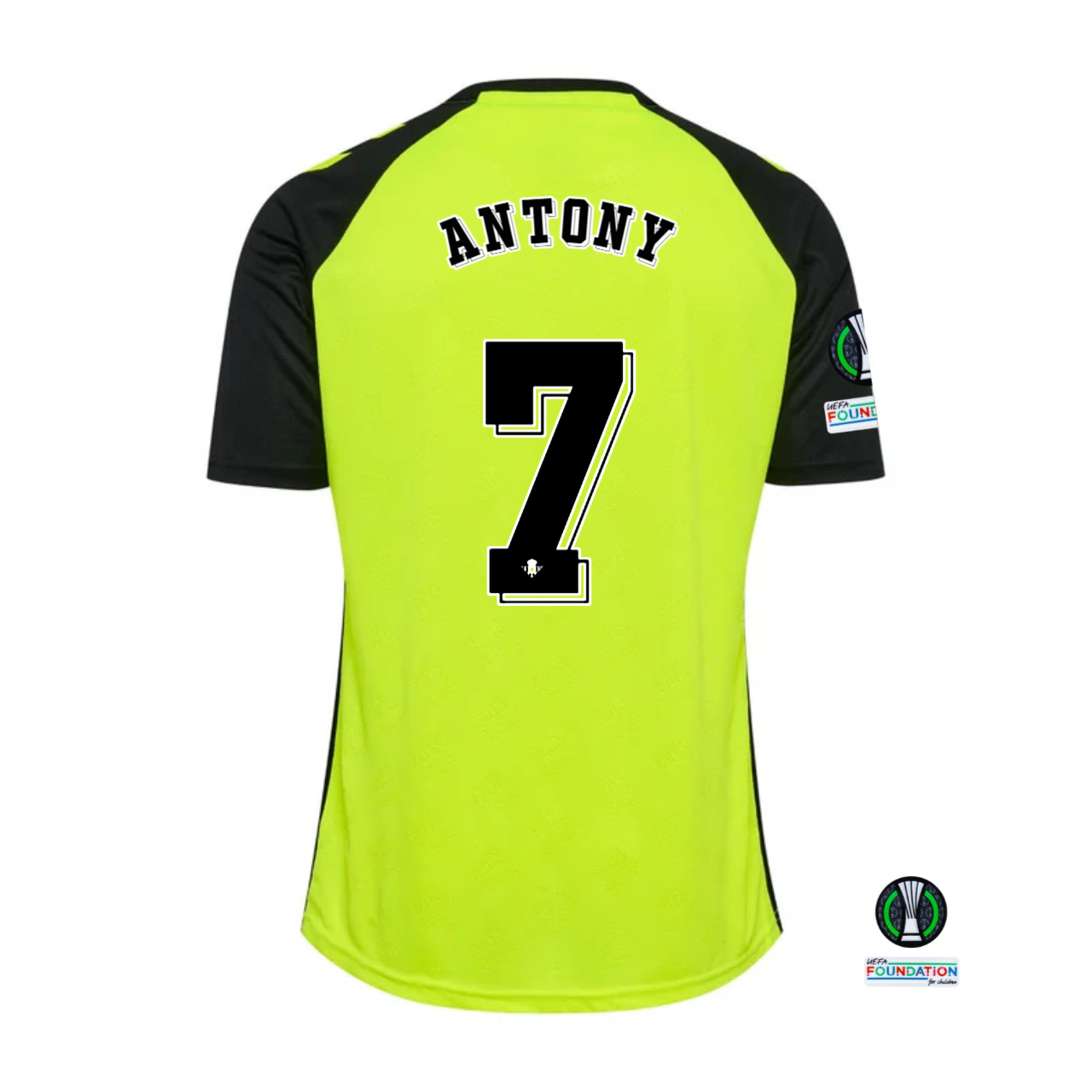 Real Betis Away Antony #7 Jersey 2024 With UEFA Conference League Patches