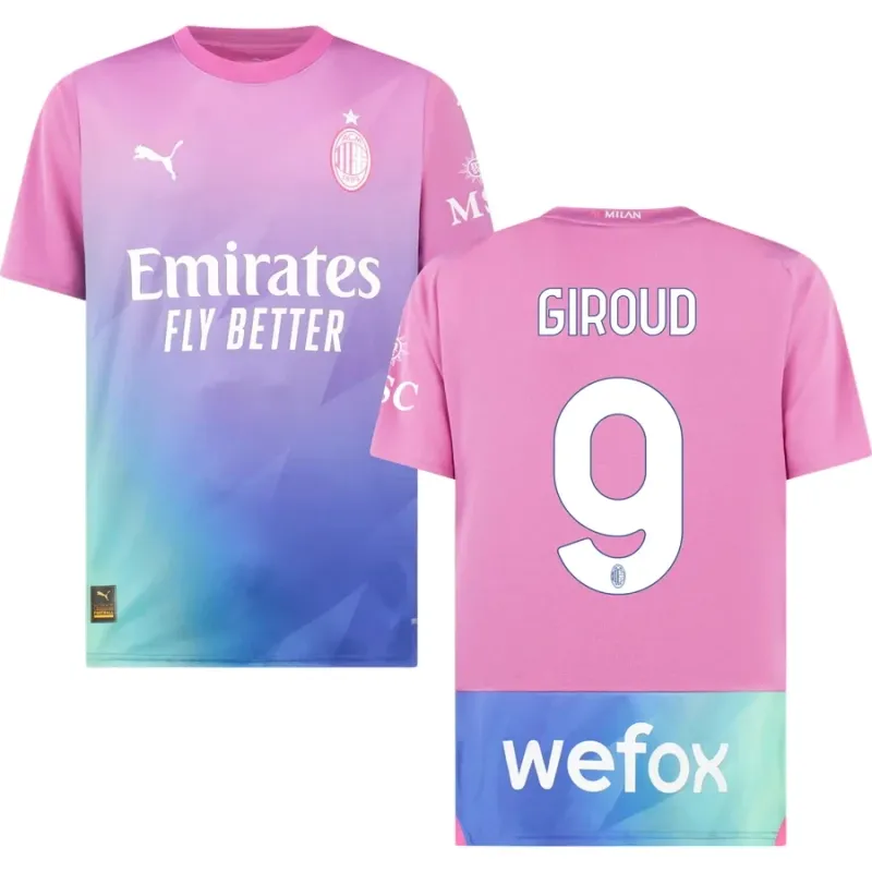 AC Milan Third Olivier Giroud #9 Jersey 2023/2024