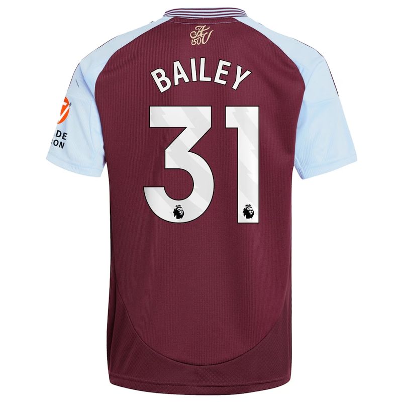 24-25 Aston Villa Home Bailey 31 Jersey