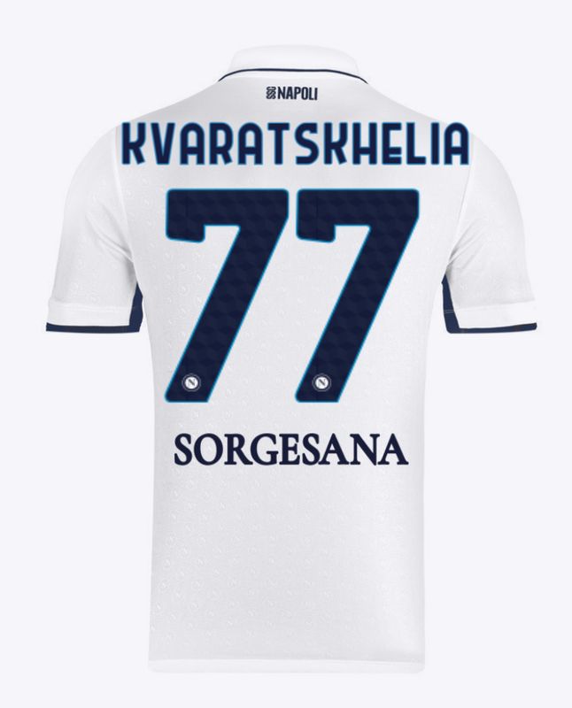 24-25 Napoli Away 77 Kvaratskhelia Jersey