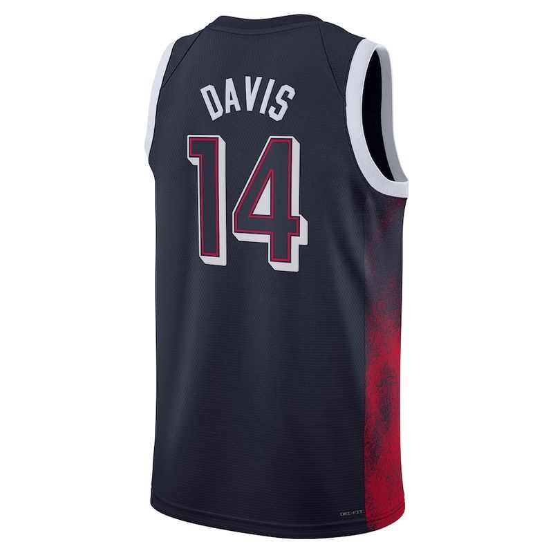 Anthony Davis #14 Navy Men's USA Basketball 2024 Swingman Player Jersey