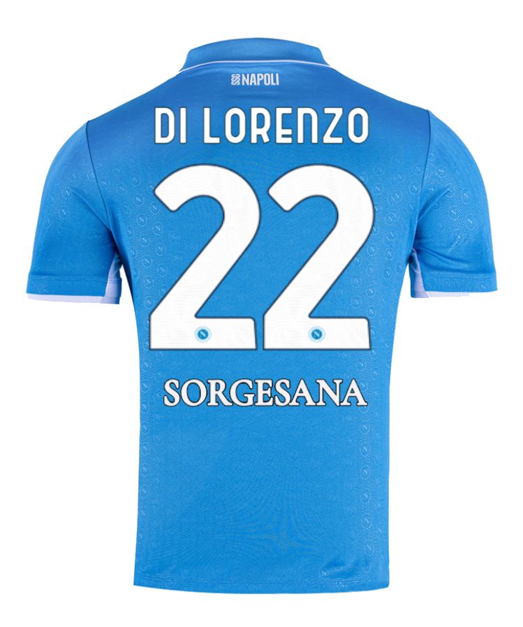 24-25 Napoli Home 22 Di Lorenzo Jersey