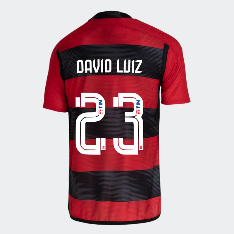 Flamengo Home David Luiz 23 Jersey Shirt 2023/24 (Player Version)