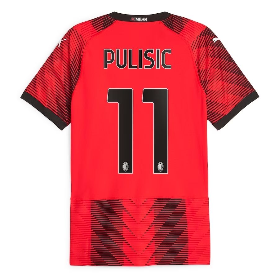 AC Milan Home  Christian Pulisic #11  Jersey (Player Version) 2023/2024