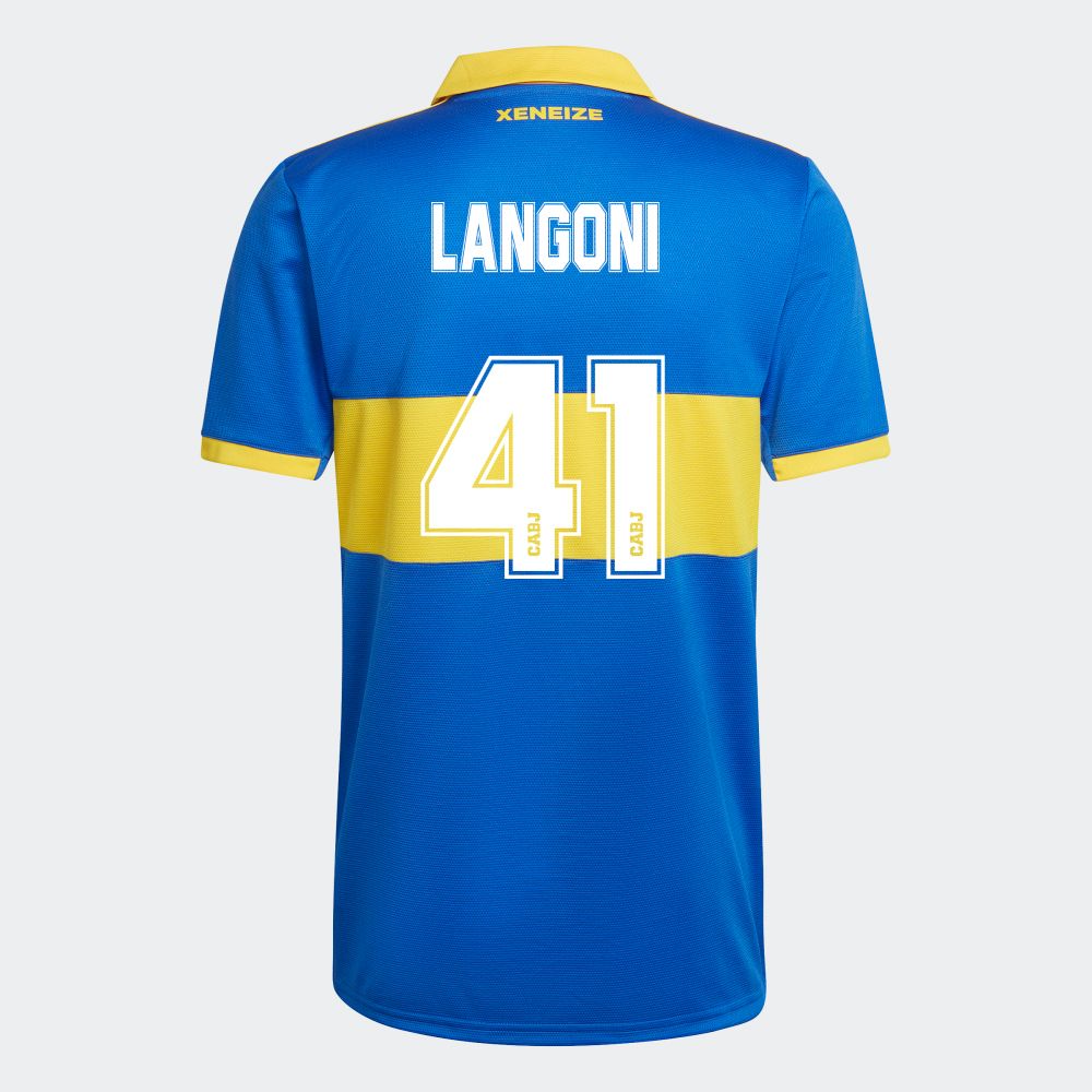 Boca Juniors Home Luca Langoni #41 Jersey Shirt 2022-2023