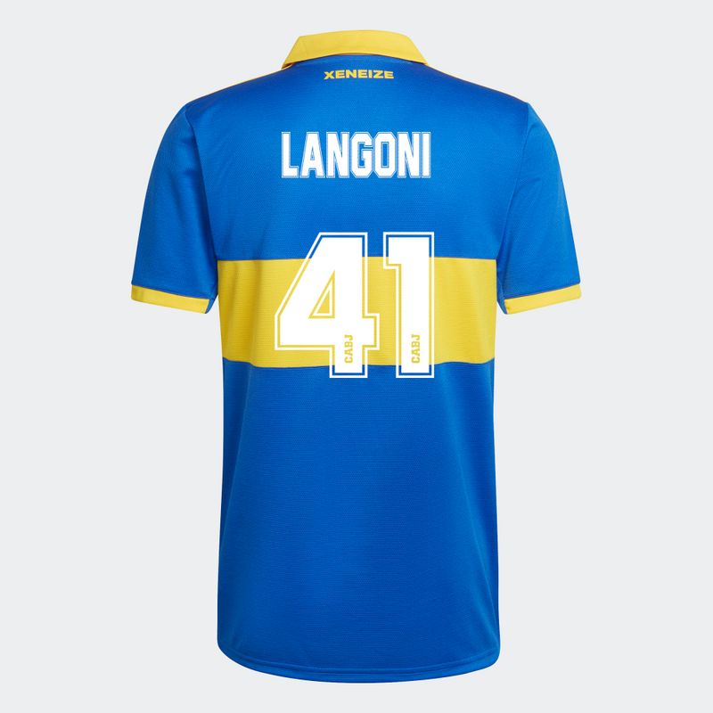 Boca Juniors Home Luca Langoni #41 Jersey Shirt 2022-2023