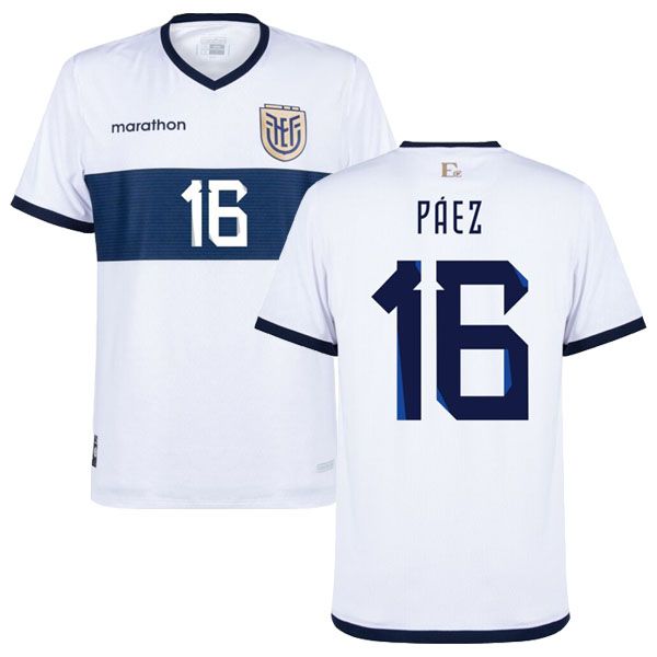 24-25 Ecuador Away PAEZ 16 Jersey