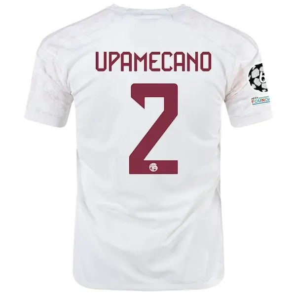 Bayern Munich Dayot Upamecano Third Jersey 2023/2024 With Champions League Patches