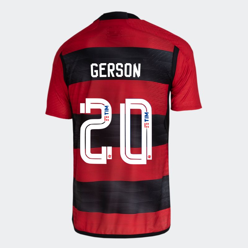 Flamengo Home Gerson 20 Jersey Shirt 2023/24 (Player Version)