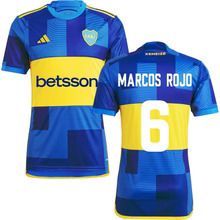 Boca Juniors Home Marcos Rojo #6 Jersey Shirt 2023-2024 with Betsson Sponsor