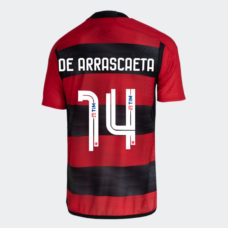 Flamengo Home DE ARRASCAETA 14 Jersey Shirt 2023/24 (Player Version)